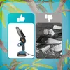 Mini Akku Kettensäge 2000mAh 6 Zoll Mini Kettensäge mit Produktbild-Vorschau 6