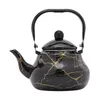 Teekannen 2L Teekessel Tee Kaffeekanne Schwarz Produktbild-Vorschau 8