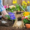Socha buldoga, živicový ornament, živicová figúrka psa Náhľad obrázku produktu 5