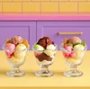 6er Set Rom Eisbecher Glas klar 200ml Dessertschale Produktbild-Vorschau 3