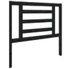 vidaXL Kopfteil Schwarz 96x4x100 cm Massivholz Kiefer -  Produktbild-Vorschau 3
