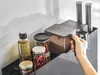 Portaspezie Yamazaki portaoggetti da cucina in metallo nero Anteprima dell’immagine prodotto 6