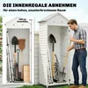 Outsunny Gartenschrank Holz extra hohe Geräteschuppen mit Produktbild-Vorschau 4