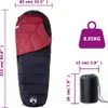 vidaXL Mumienschlafsack für Erwachsene Camping 3 Produktbild-Vorschau 4