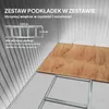Outsunny Gerätehaus Geräteschuppen Gartenhaus Gelb 277 x Produktbild-Vorschau 13