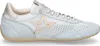 Damen Sneaker blau aus Leder-Mesh mit elastischer Schnürung Produktbild-Vorschau 4