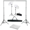 Set da studio fotografico vidaXL con sfondo, luci e Anteprima dell’immagine prodotto 8