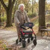abc HOME | Outdoor Rollator Transportstuhl bis 135kg | XXL Produktbild-Vorschau 1