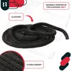 KOTARBAU® Guarnizione Camino Fibra di Vetro ⌀ 10 mm 2.5 m Anteprima dell’immagine prodotto 5