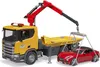 Bruder Scania Super 560R Tow Truck s Bruder Roadster Náhled obrázku produktu 11