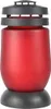 Bolsius Grablaterne Satin rot 224/110 mm Produktbild-Vorschau 2