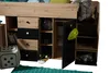 MINIO go for it, Hochbett mit Schreibtisch SMARTI 3 Schwarz Produktbild-Vorschau 4