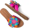 Lazamani Pantoletten Pantoletten Leder/Textil Produktbild-Vorschau 3