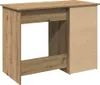 vidaXL Artisan dubový stôl 102x50x75 cm materiál na báze Náhľad obrázku produktu 7