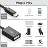 deleyCON 0,1m USB 2.0 OTG Adapter Kabel Nylon + Produktbild-Vorschau 2