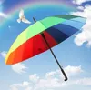 Ombrello Pieghevole Grande Arcobaleno Ombrello Automatico Anteprima dell’immagine prodotto 4