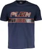 Herren Kurzarm T-Shirt Blau mit Print und Produktbild-Vorschau 1