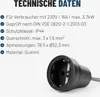ABSINA 6x Schutzkontakt Kupplung mit Knickschutz - Gummi Produktbild-Vorschau 11
