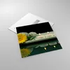Bilder auf glas - Spa Blume Kerze Stein - 70x70cm - Produktbild-Vorschau 2