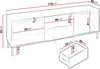 MIRJAN24 TV-Lowboard Ozmi 2K2SZ, TV-Schrank mit zwei Produktbild-Vorschau 7