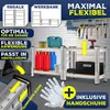 MASKO® 2er-Set Lagerregal Schwerlastregal, Kellerregal, Produktbild-Vorschau 4