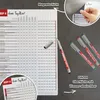 Magnetischer Haushaltsplaner abwischbar inkl. 4 Stifte Bunt Produktbild-Vorschau 2