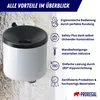 Runder Sicherheits-Wandaschenbecher mit Kippvorrichtung | 2 Produktbild-Vorschau 8