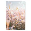 MuchoWow® Mauspad Mousepad Gras - Sonne - Winter - Schnee Produktbild-Vorschau 1