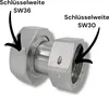 Doppelverschraubung Anschlussverschraubung Zapfhahn Produktbild-Vorschau 3