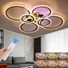 60W LED Deckenleuchte mit RGB Backlamp, 6 Flammig Produktbild-Vorschau 2