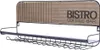 Porte-verres et tasses avec étagère en métal noir Voir les images du produit 3