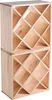 A stack of two wooden wine racks. Voir les images du produit
