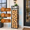 Ikodm Holzregal für Kamin mit Ablage und 3 Höhen, 45 × 32 × Produktbild-Vorschau 7
