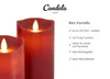 Candela Lights LED Kerzen 3er Set Stumpenkerze Rot Produktbild-Vorschau 5