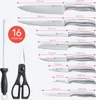 KitchenBrothers Messerset - Messerblock - 16-teilig - mit Produktbild-Vorschau 3