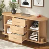 Merax Sideboard mit 3 Schubladen und Schiebetüren, Kommode Produktbild-Vorschau 6