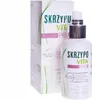 A product shot of a serum bottle and its packaging. Produktbild-Vorschau