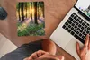 MuchoWow® Mauspad Mousepad Wald - Blumen - Lavendel - Sonne Produktbild-Vorschau 3