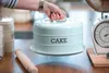 Nostalgie Kuchendose im Vintage Stil 28,5cm - Vitage Blau Produktbild-Vorschau 4
