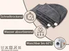 set di 2 turbanti per capelli / asciugacapelli, microfibra, Anteprima dell’immagine prodotto 2