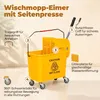HOMCOM Carrello per la pulizia Secchio per la pulizia Anteprima dell’immagine prodotto 4