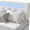 Fortuna Lai Hydraulisches Polsterbett 140x200cm mit LED, Produktbild-Vorschau 8