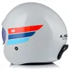 LS2 OF599 Spitfire II Retro Jethelm, weiß/blau/rot, XS Produktbild-Vorschau 5