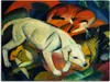 ARTland Leinwandbild Drei Tiere (Hund Fuchs und Katze). Produktbild-Vorschau 1