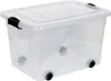 Rollboxen 60 Liter Volumen mit Deckel. In Transparenter Produktbild-Vorschau 1