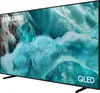 A Samsung QLED television displaying a vibrant, abstract image. Produktbild-Vorschau