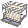 okwish Patrová postel dřevěná 140 * 200 cm s úložným Náhled obrázku produktu 5