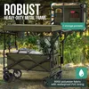 Chariot pliant avec toit XL – Jusqu’à 110 kg – 97x60x105 cm Voir les images du produit 3