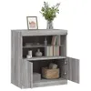 The Living Store Sideboard mit LED-Leuchten Grau Sonoma Produktbild-Vorschau 6