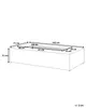 BELIANI Ohnisko svetlosivé MgO oceľ 143 x 71 cm obdĺžnikový Náhľad obrázku produktu 3